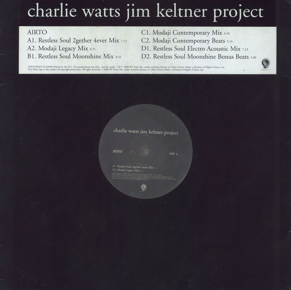 Charlie Watts Airto European Promo 12" vinyl single (12 inch record / Maxi-single) VHOLPDJ69