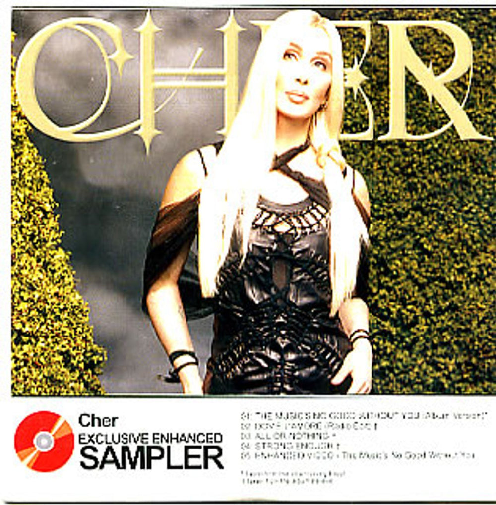 Cher Exclusive Enhanced Sampler UK Promo CD single (CD5 / 5") WSMSPCD003