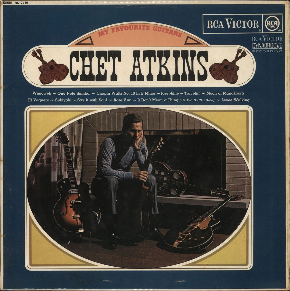 Chet Atkins My Favourite Guitars UK vinyl LP album (LP record) RD-7710