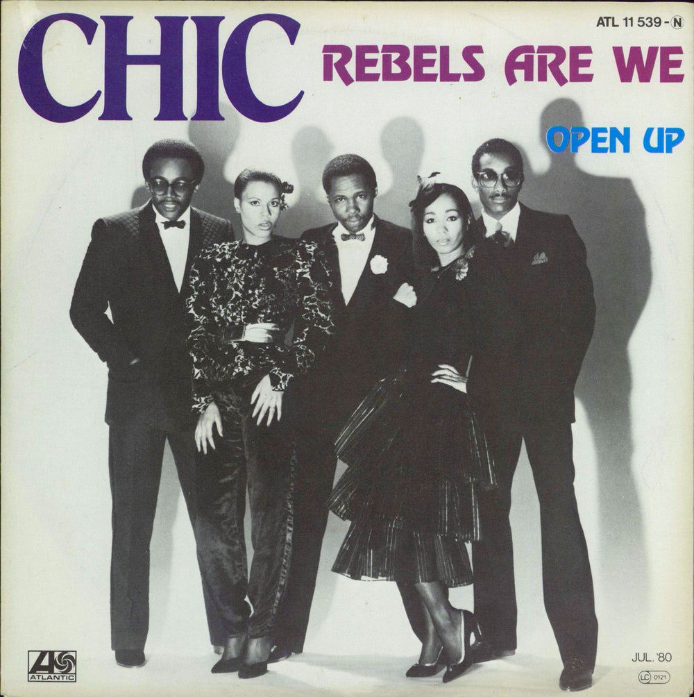 Chic Rebels Are We German 7" vinyl single (7 inch record / 45) ATL11539-N