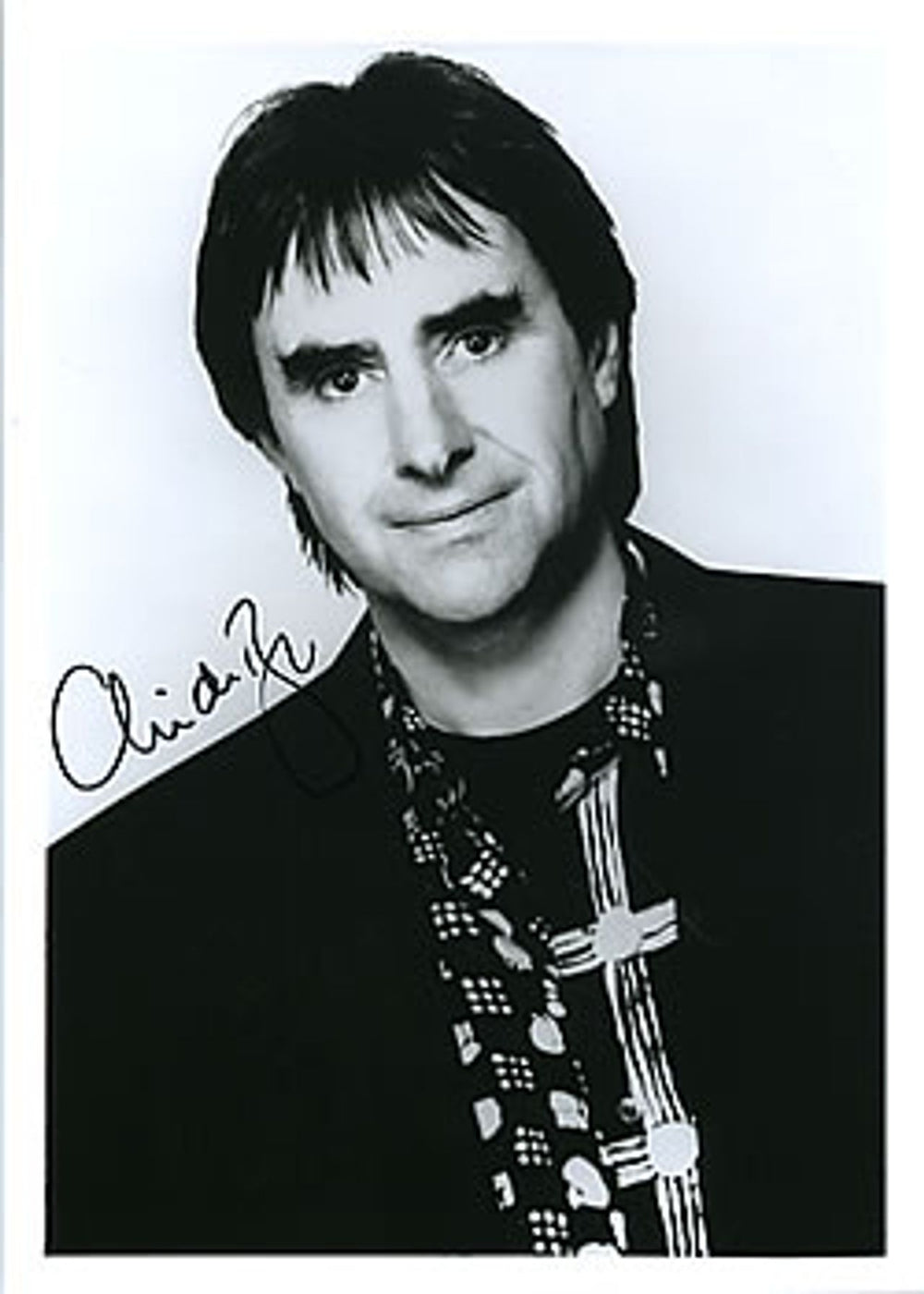 Chris De Burgh Autographed Photo UK Promo photograph AUTOGRAPHED PHOTO