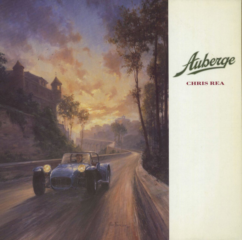 Chris Rea Auberge - VG+ UK vinyl LP album (LP record) WX407