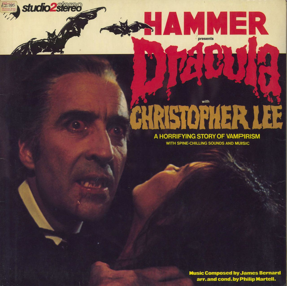 Christopher Lee Hammer Presents Dracula - EX UK vinyl LP album (LP record) TWOA5001