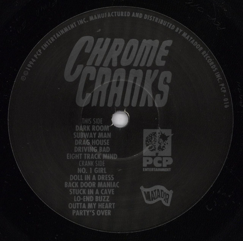 Chrome Cranks The Chrome Cranks US vinyl LP album (LP record) L3VLPTH829095