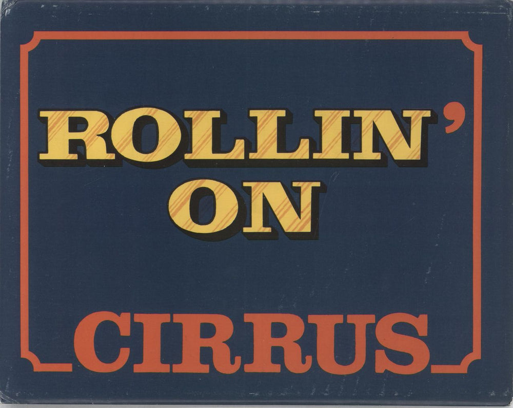 Cirrus Rollin' On UK shaped picture disc (picture disc vinyl record) JET12123