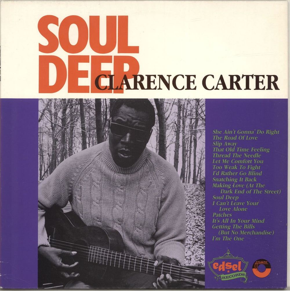 Clarence Carter Soul Deep UK vinyl LP album (LP record) ED125