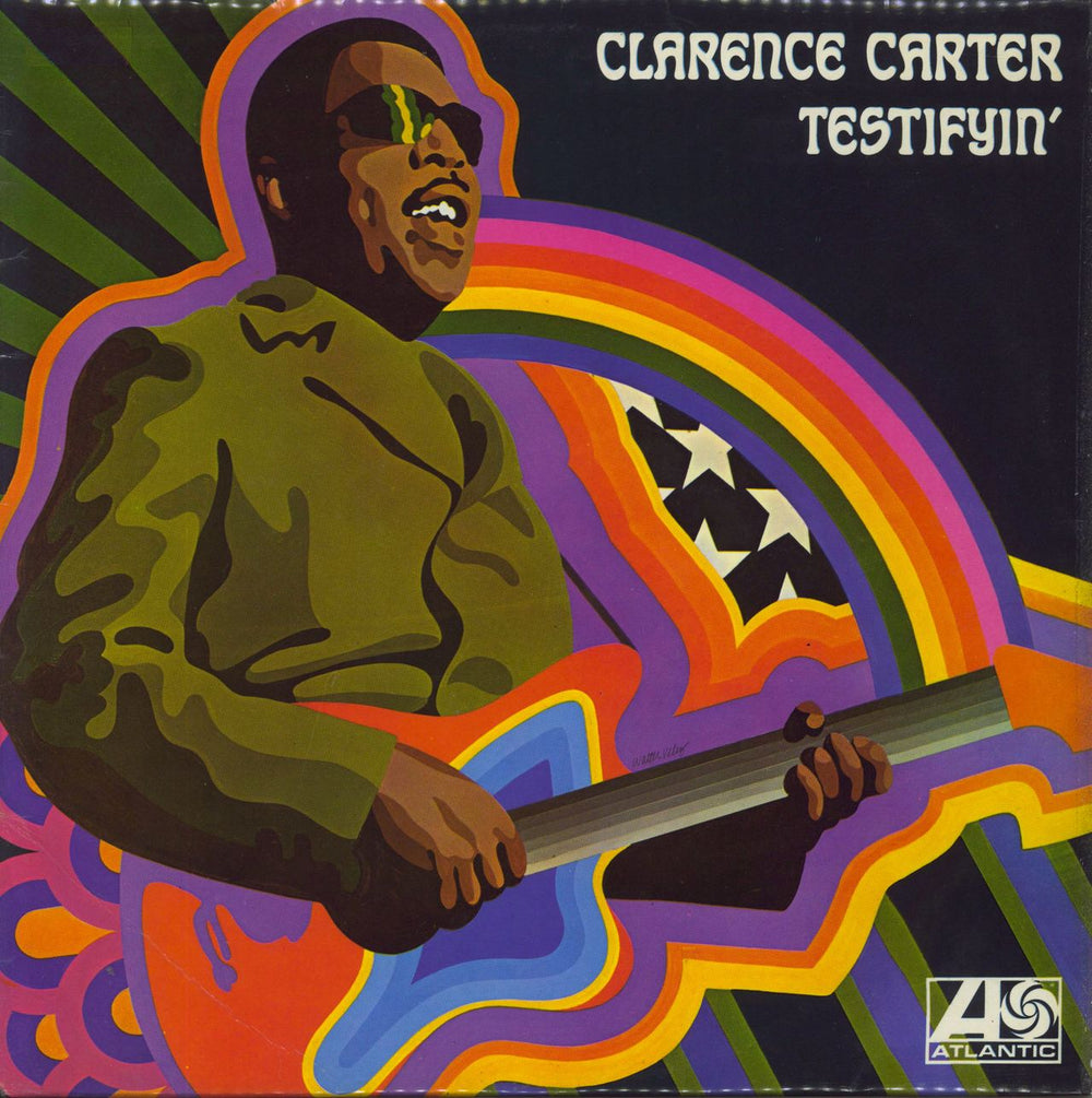 Clarence Carter Testifyin' UK vinyl LP album (LP record) 588191