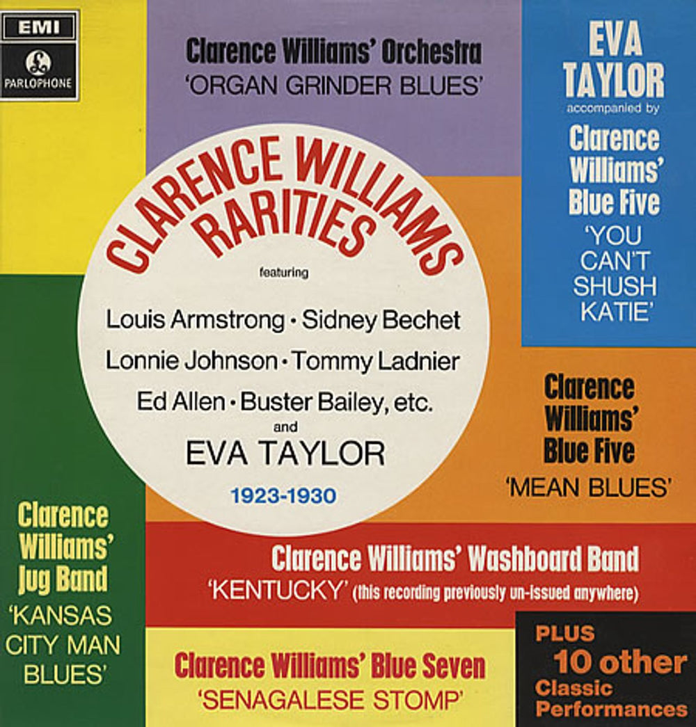 Clarence Williams Rarities UK vinyl LP album (LP record) PMC7049