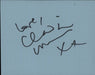 Claudia Winkleman Page From An Autograph Book UK memorabilia AUTOGRAPH