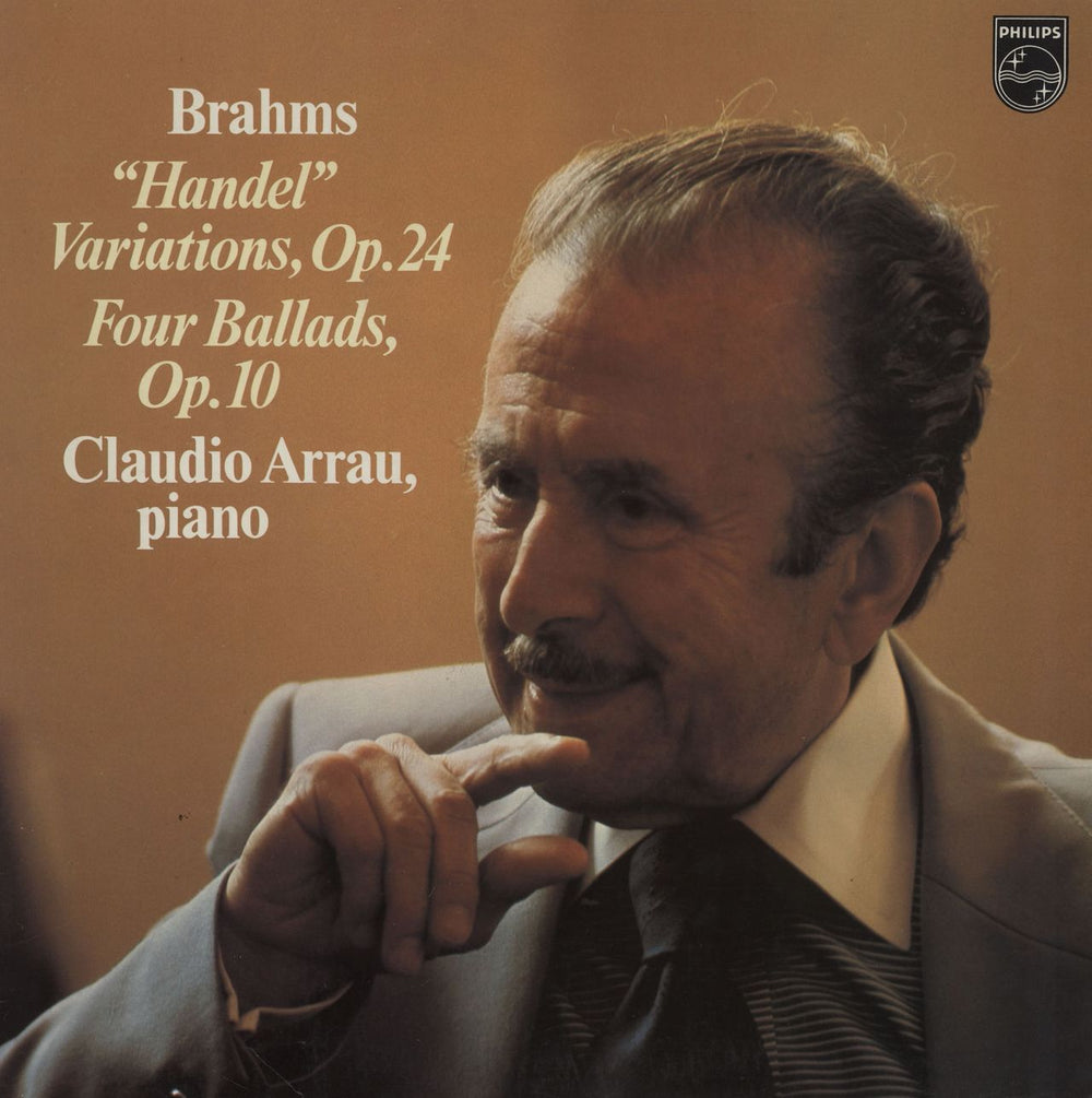 Claudio Arrau Brahms: "Handel" Variations, Op.24 / Four Ballads, Op.10 UK vinyl LP album (LP record) 9500446