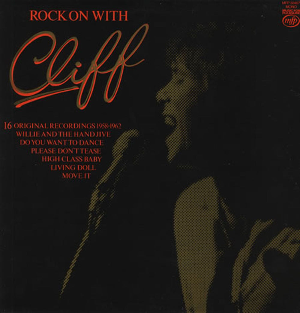 Cliff Richard Rock On With Cliff UK vinyl LP album (LP record) MFP50467