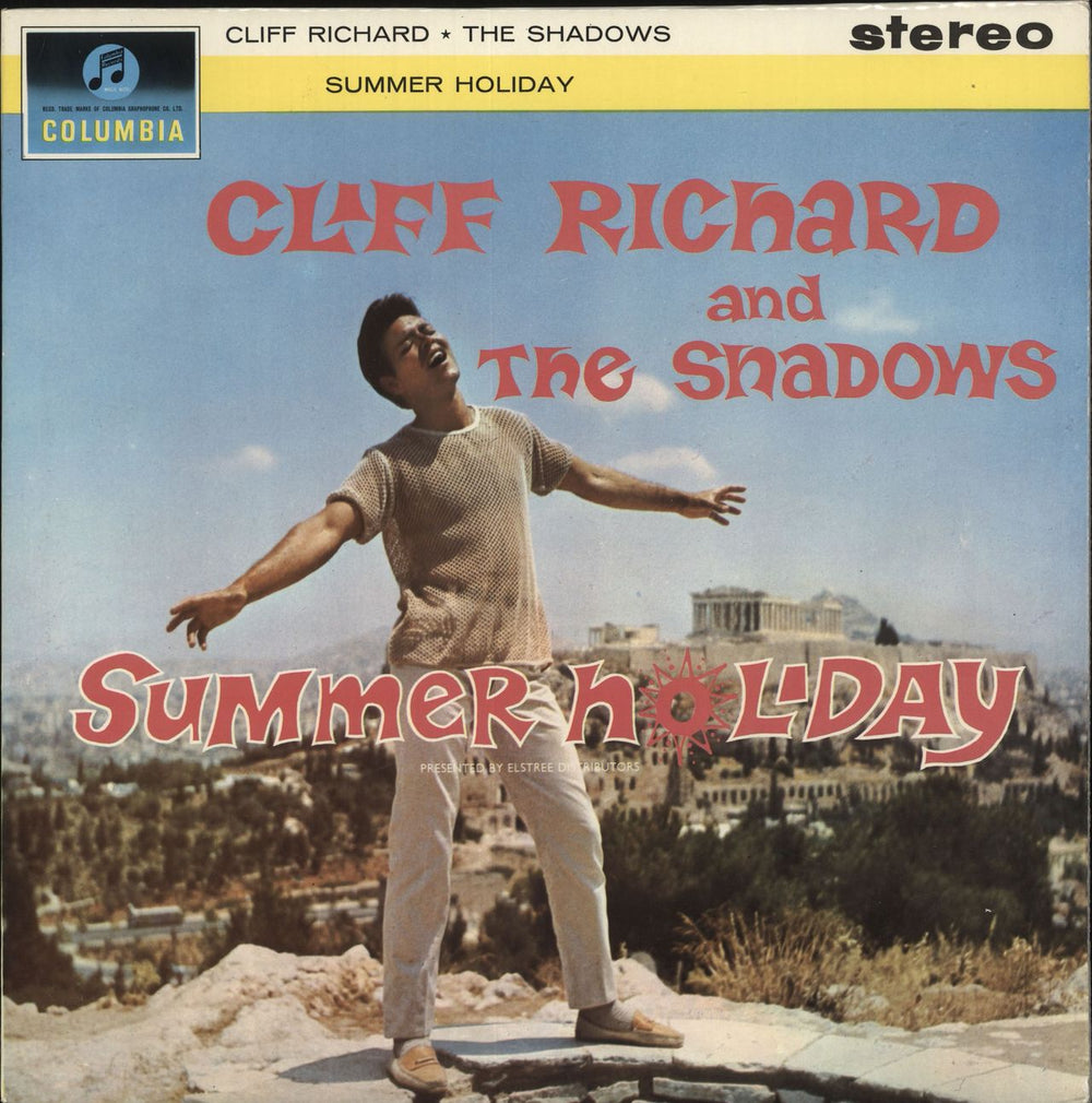 Cliff Richard Summer Holiday - 1st - green/silver Columbia UK vinyl LP album (LP record) SCX3462