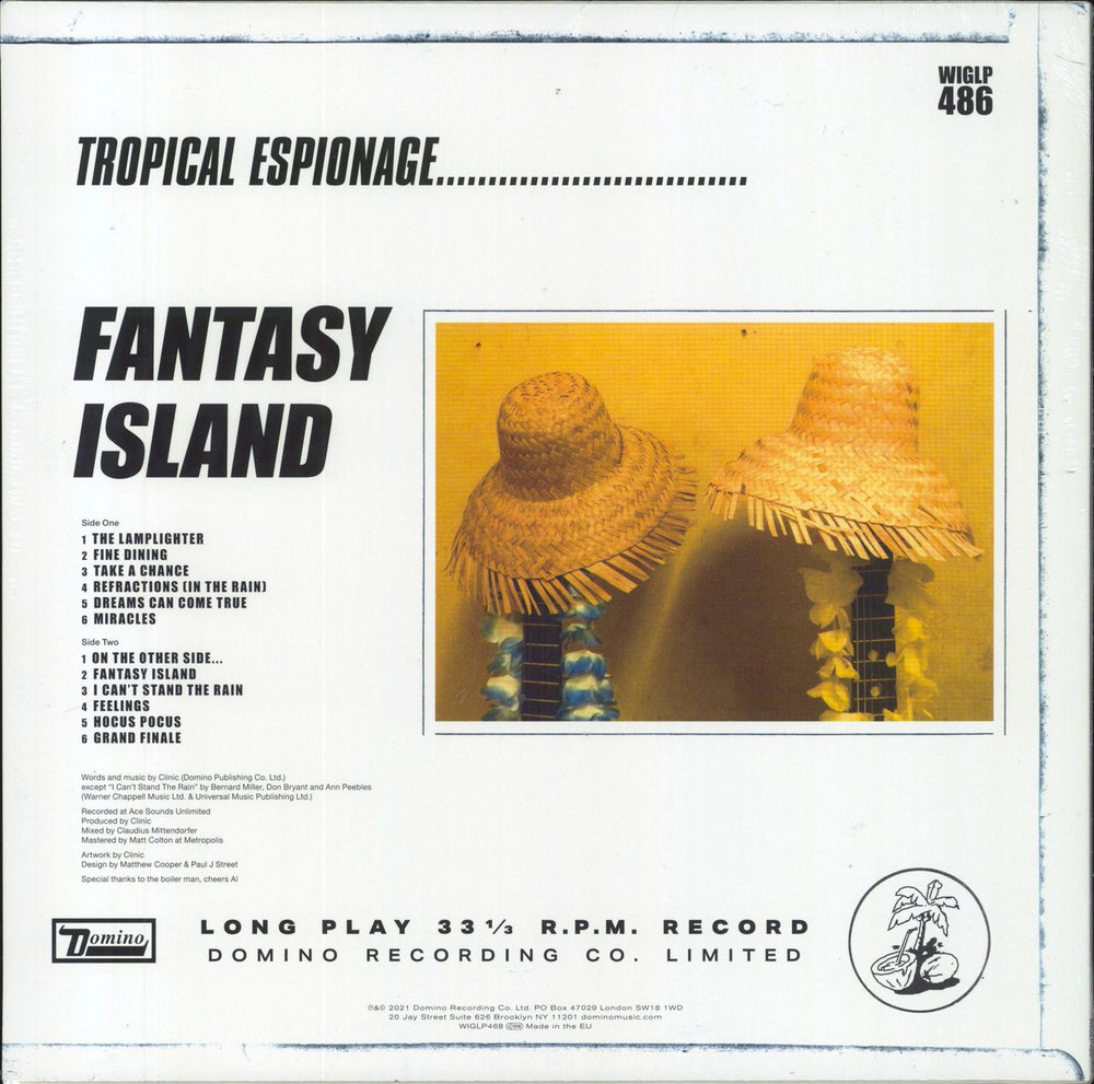 Clinic Fantasy Island - Sealed UK vinyl LP album (LP record) 887828048618