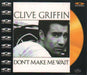 Clive Griffin Don't Make Me Wait - Cd-Video UK CD single (CD5 / 5") 080474-2