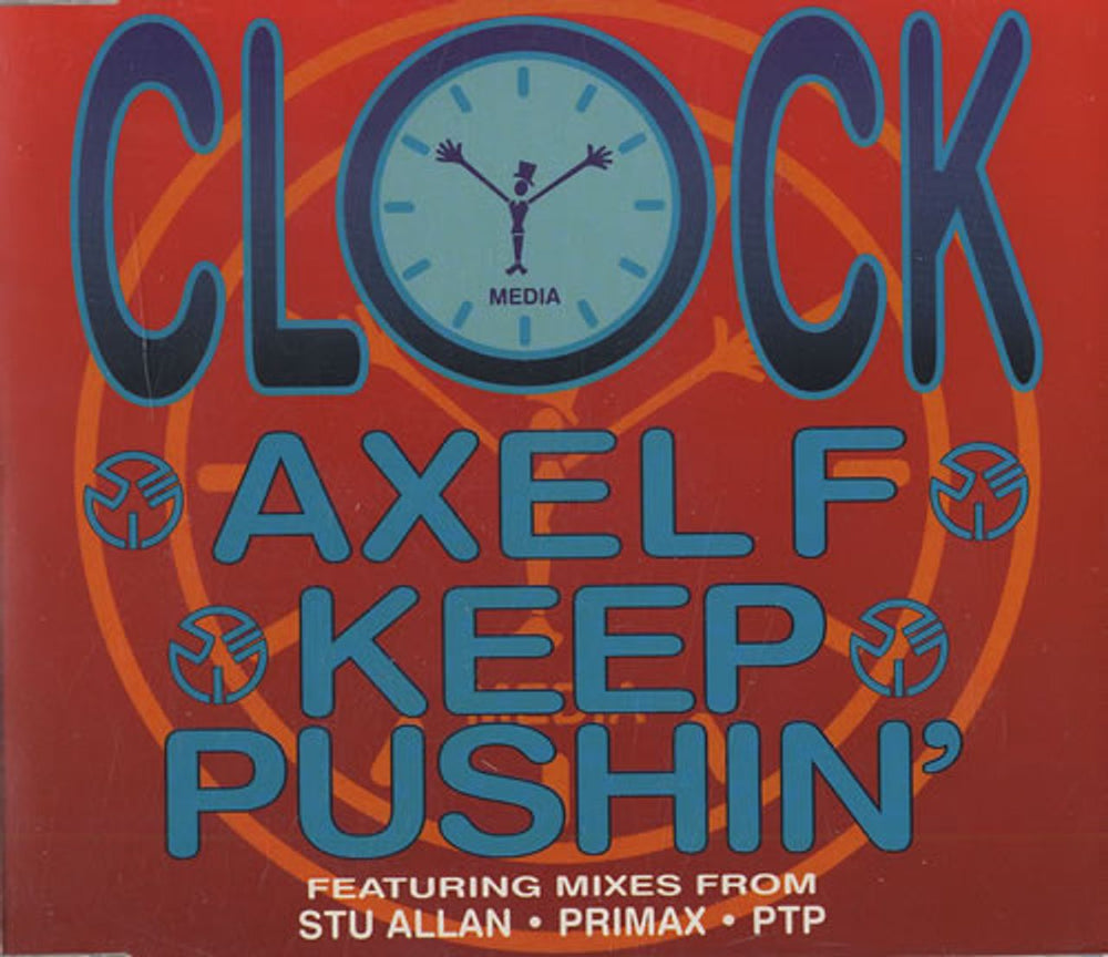 Clock Axel F / Keep Pushin' UK 2-CD single set (Double CD single) MCSTD/MCSXD2041