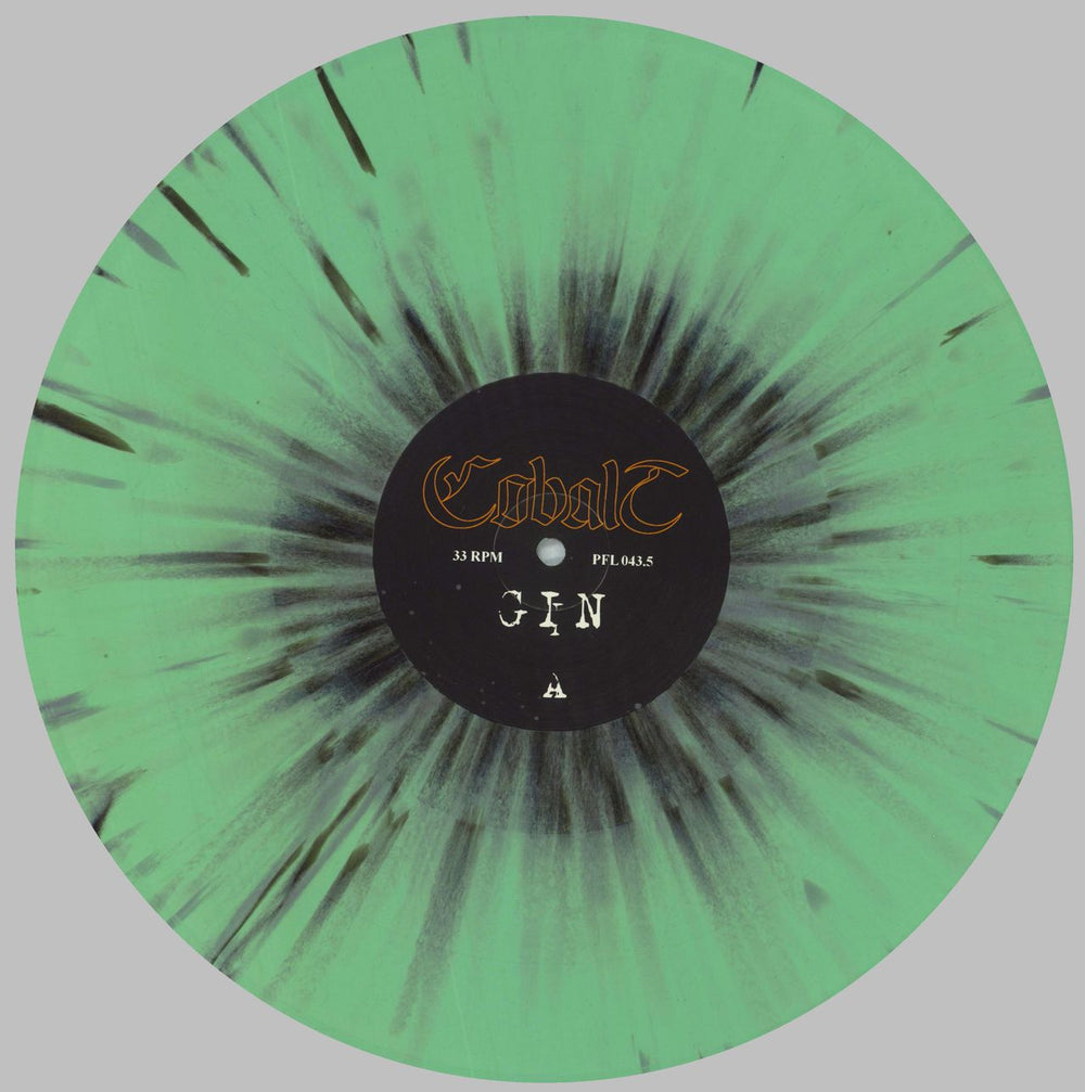 Cobalt Gin - Green w/ Black And Silver Splatter vinyl Canadian 2-LP vinyl record set (Double LP Album) C052LGI825439