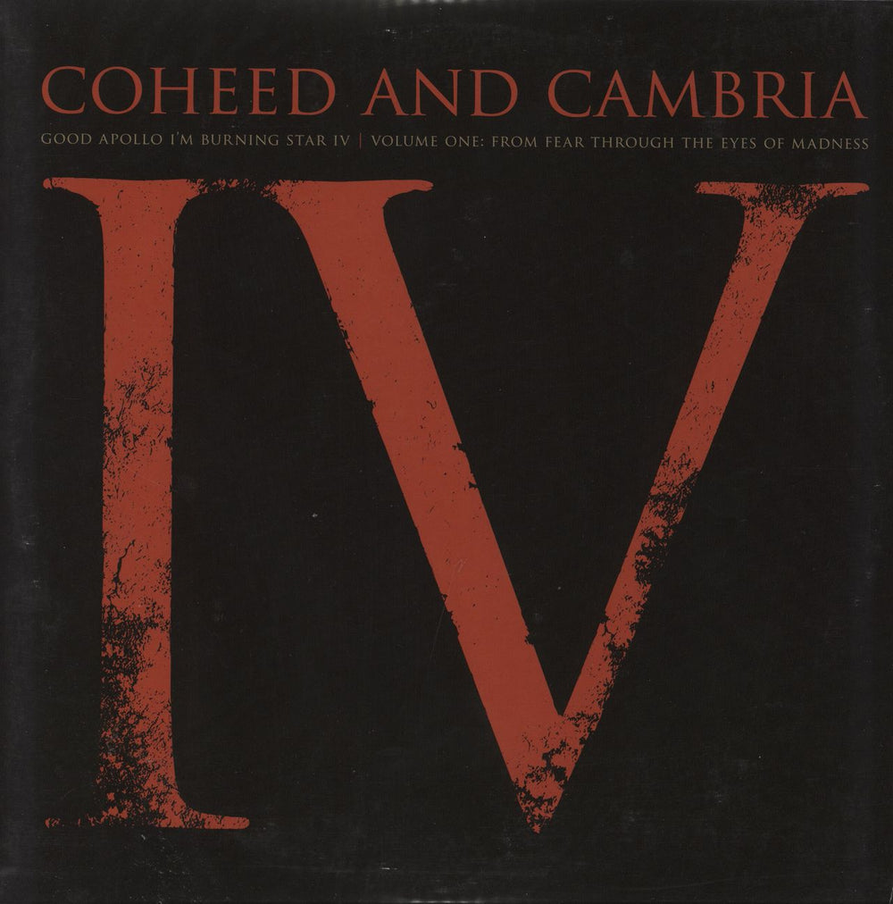Coheed And Cambria Good Apollo I'm Burning Star IV | Volume One: From Fear Through The Eyes Of Madness US 2-LP vinyl record set (Double LP Album) 88985440521