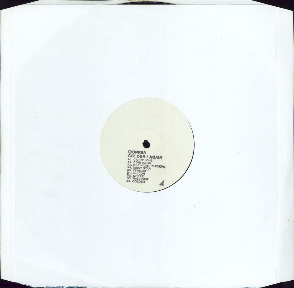 Colder Again - White label UK Promo vinyl LP album (LP record)