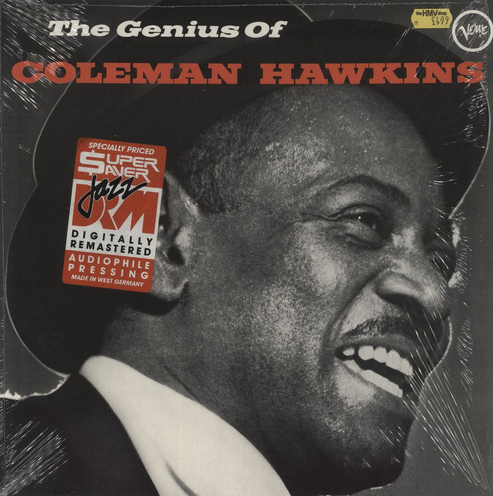 Coleman Hawkins The Genius Of Coleman Hawkins - Open Shrink German vinyl LP album (LP record) 825673-1