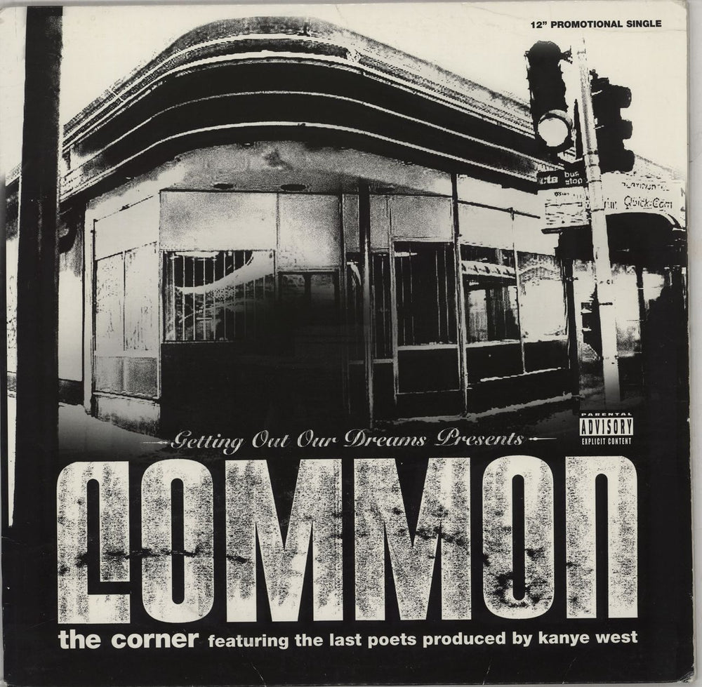 Common The Corner UK Promo 12" vinyl single (12 inch record / Maxi-single) GEFR-26188-1