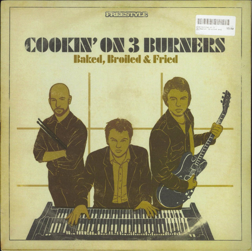 Cookin' On 3 Burners Baked, Broiled & Fried UK vinyl LP album (LP record) FSRLP026