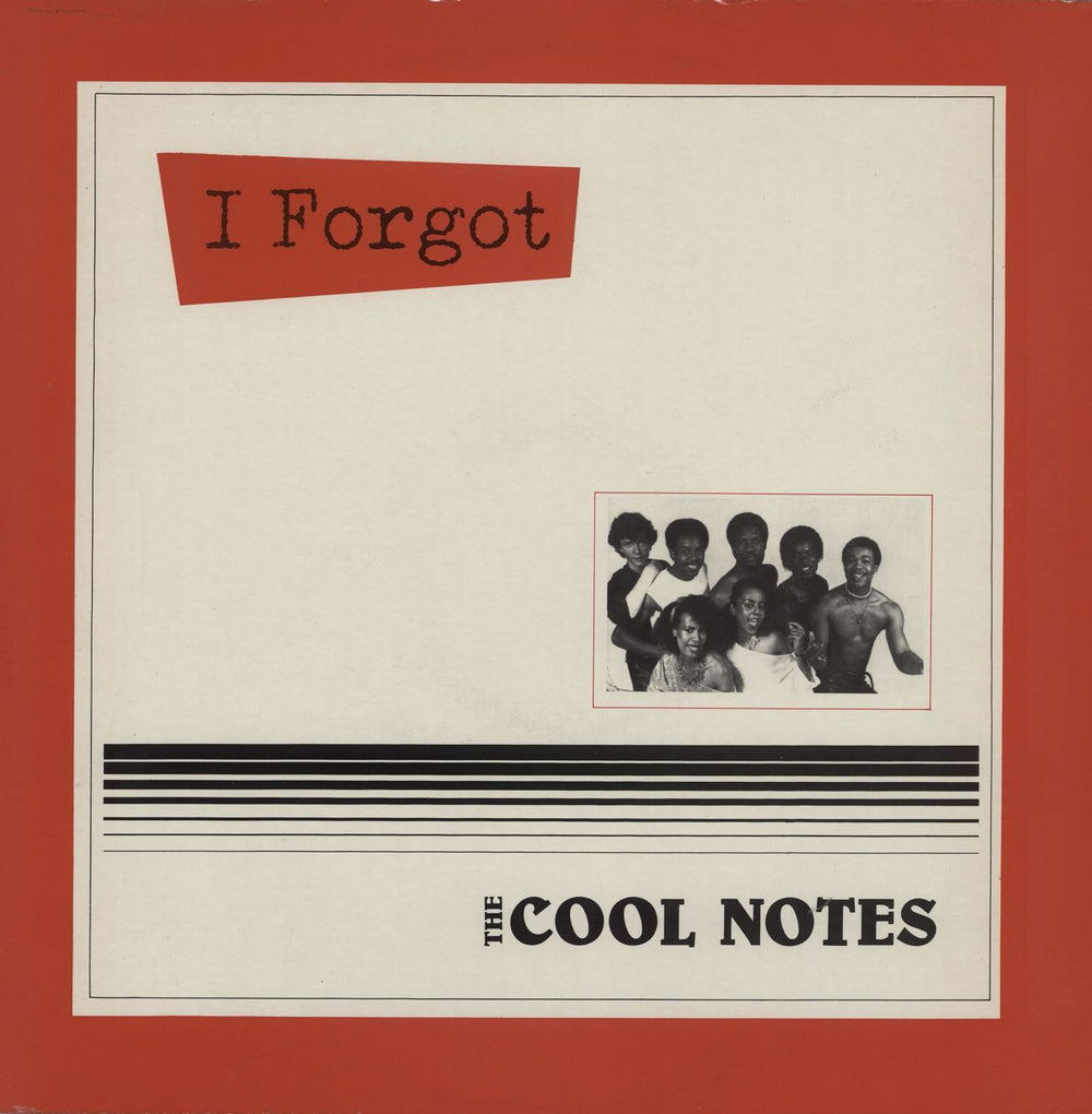 Cool Notes I Forgot UK 12" vinyl single (12 inch record / Maxi-single) 12-AD002