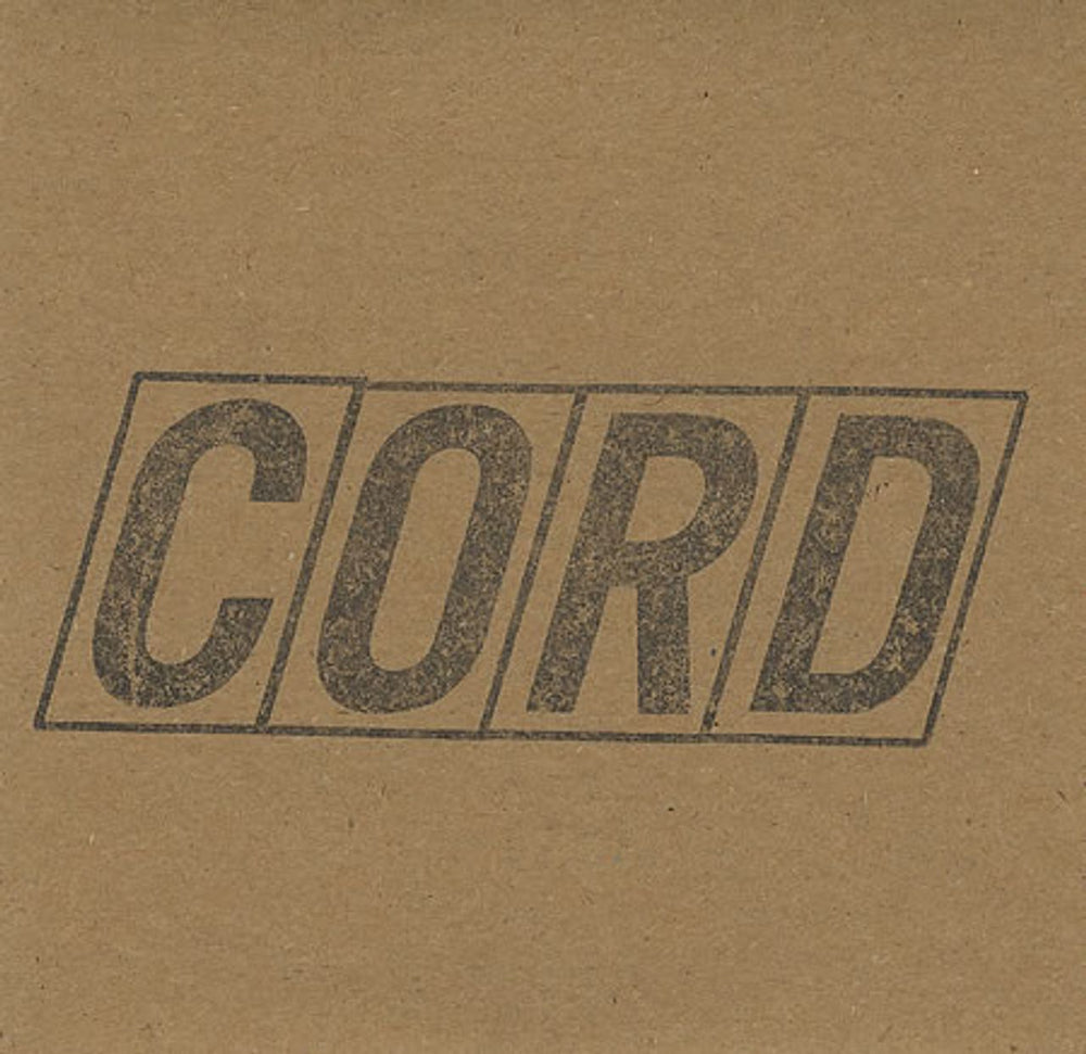 Cord Go Either Way UK Promo CD single (CD5 / 5") CD-R ACETATE