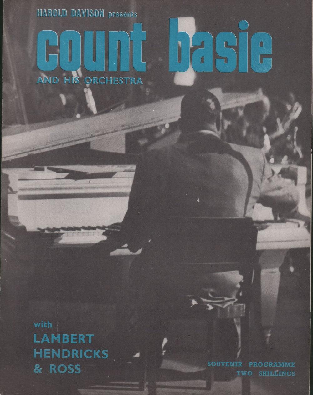 Count Basie Souvenir Programme UK tour programme CONCERT PROGRAMME