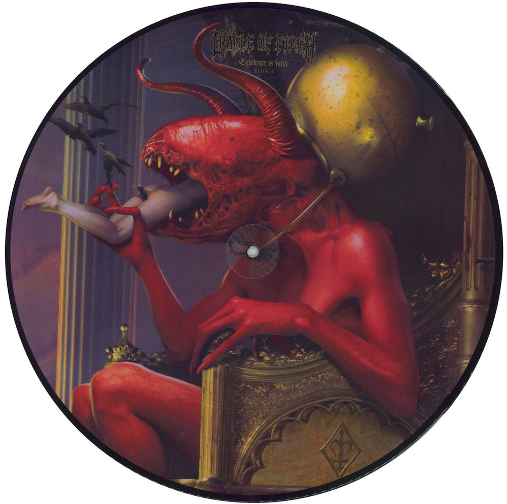Cradle Of Filth Existence Is Futile German picture disc LP (vinyl picture disc album) DOFPDEX816455