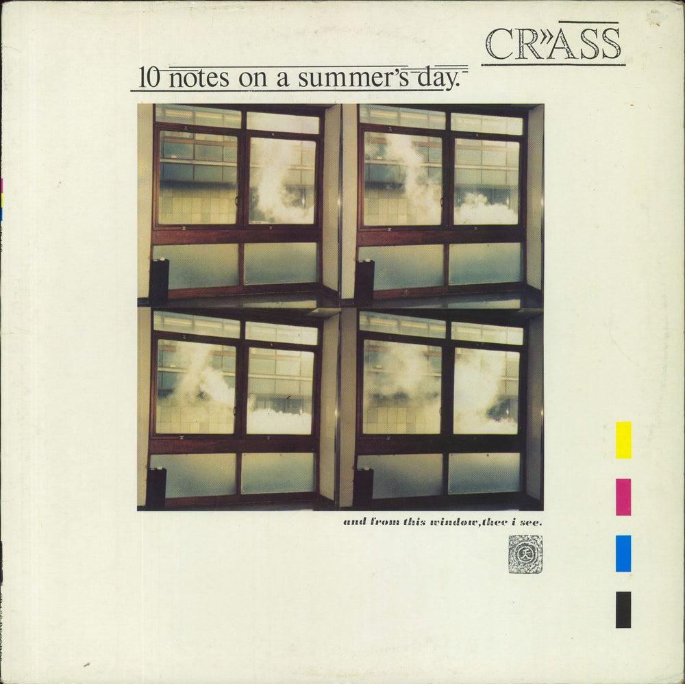 Crass 10 Notes On A Summer's Day UK 12" vinyl single (12 inch record / Maxi-single) CAT.NO.6