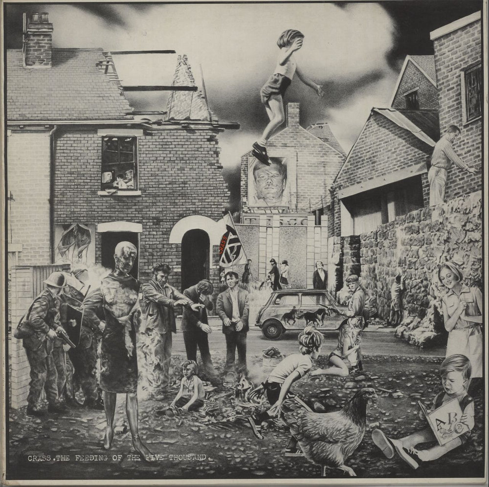 Crass The Feeding Of The Five Thousand - 1st - EX UK 12" vinyl single (12 inch record / Maxi-single) WEENY2