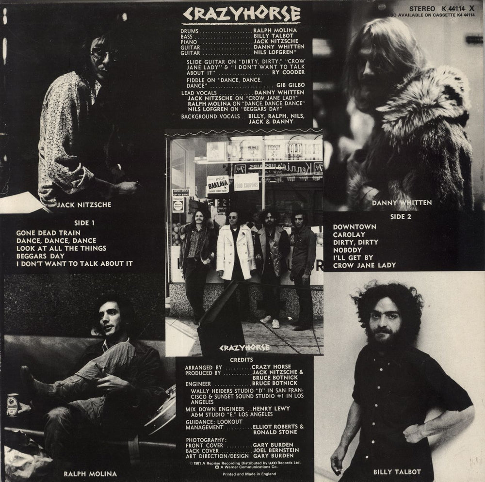 Crazy Horse Crazy Horse UK vinyl LP album (LP record)