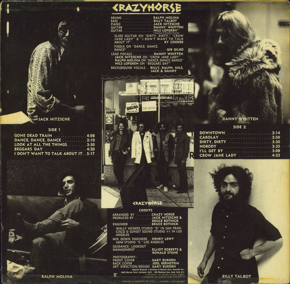 Crazy Horse Crazy Horse-VG German vinyl LP album (LP record)