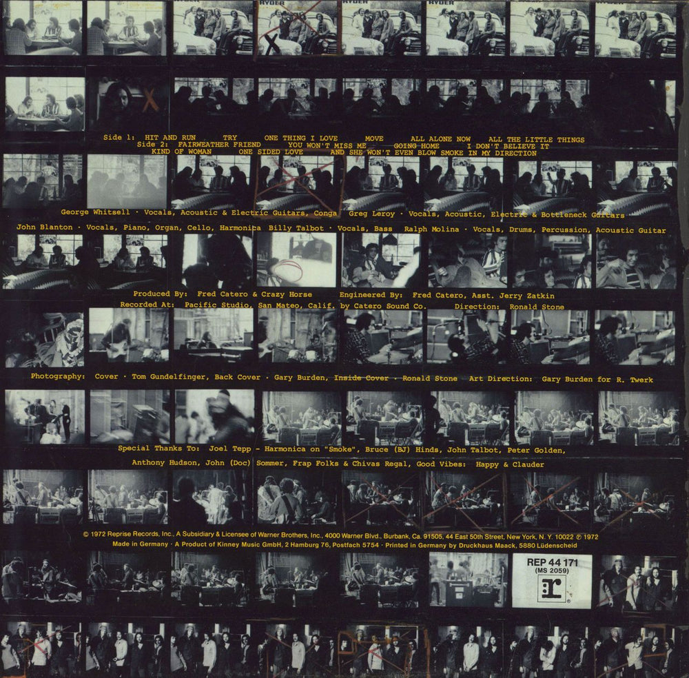 Crazy Horse Loose German vinyl LP album (LP record)