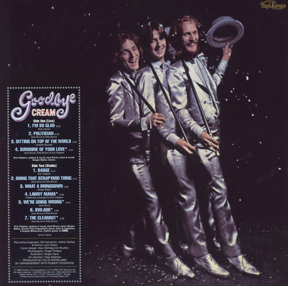 Cream Goodbye - 180g Russian vinyl LP album (LP record)