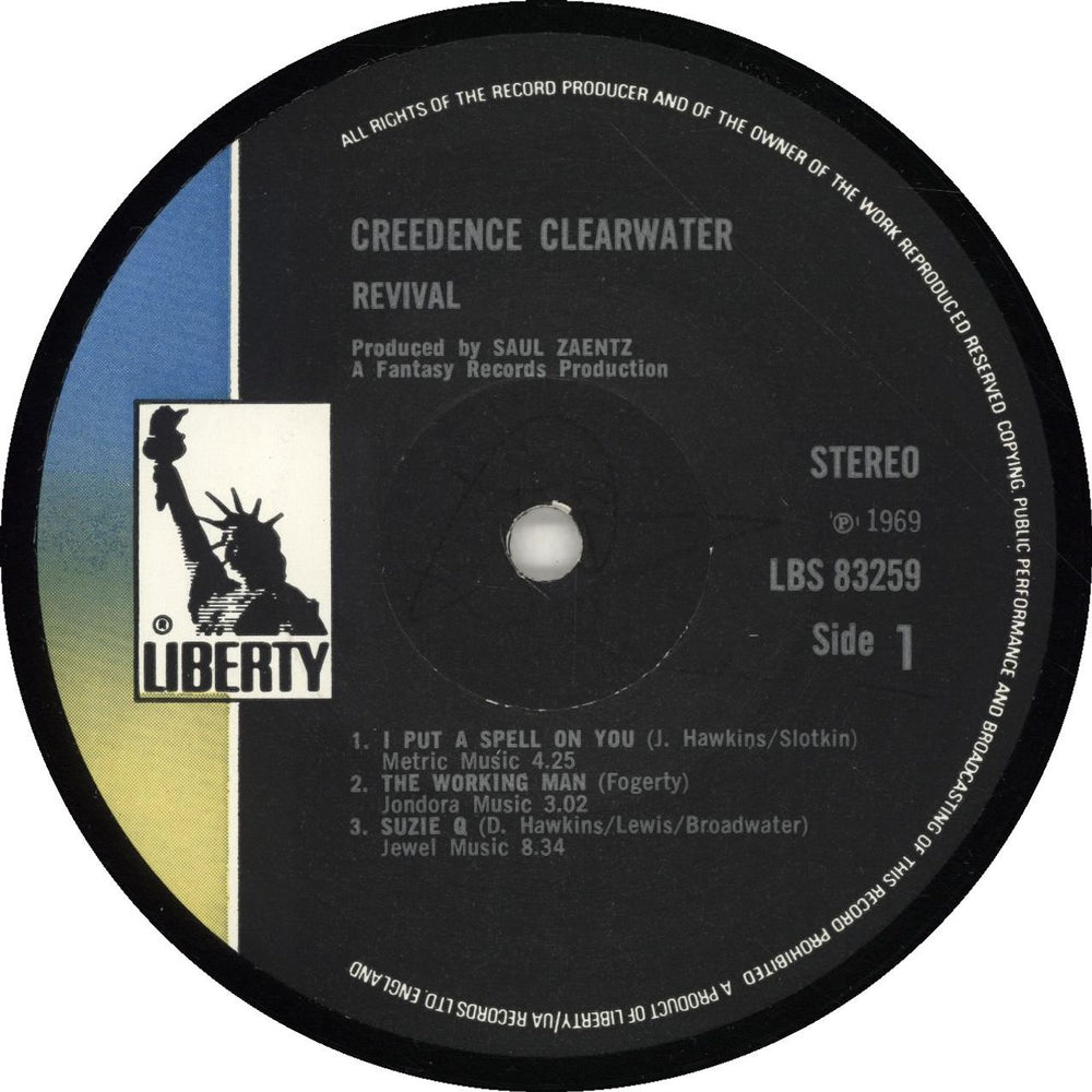 Creedence Clearwater Revival Creedence Clearwater Revival - 2nd - Fully Laminated UK vinyl LP album (LP record)