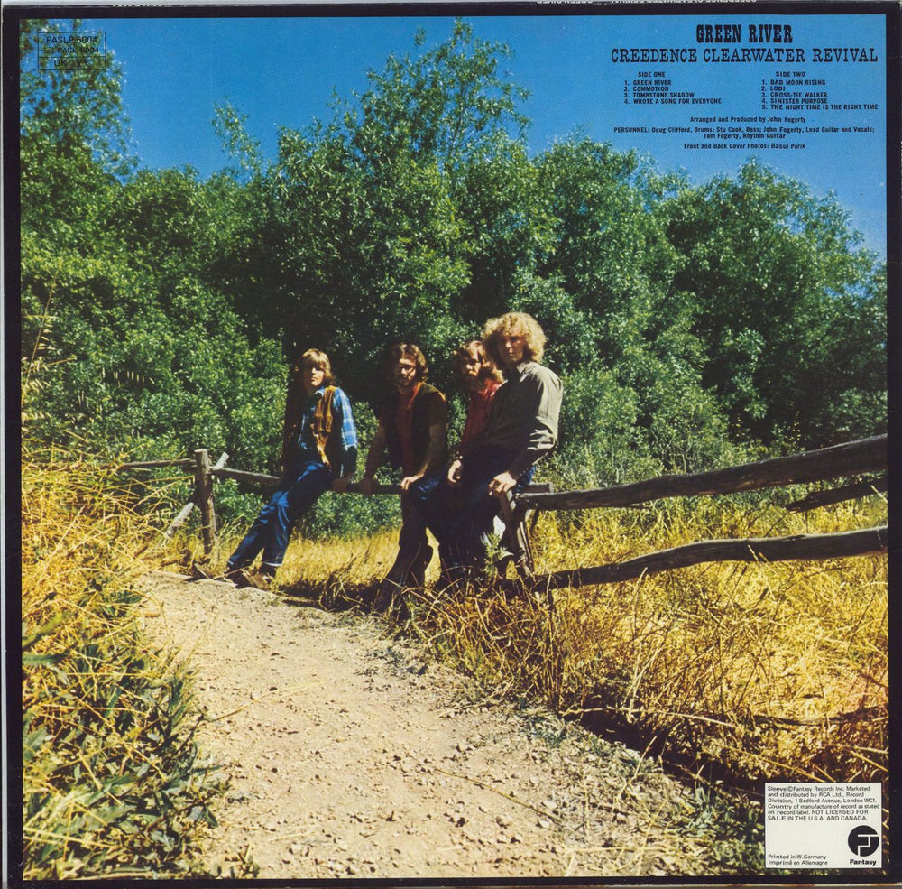 Creedence Clearwater Revival Green River German vinyl LP album (LP record)