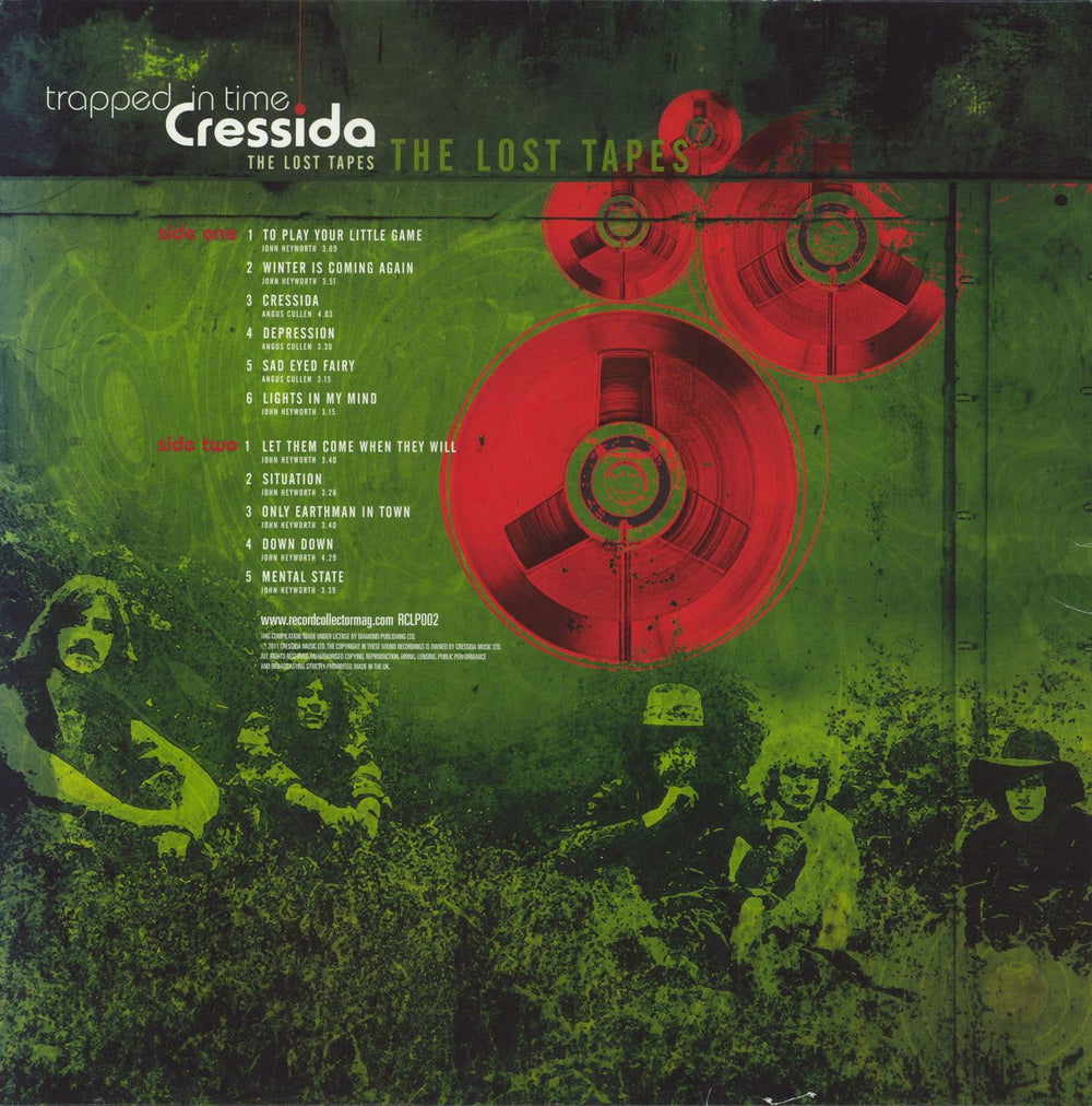 Cressida Trapped In Time: The Lost Tapes UK vinyl LP album (LP record)