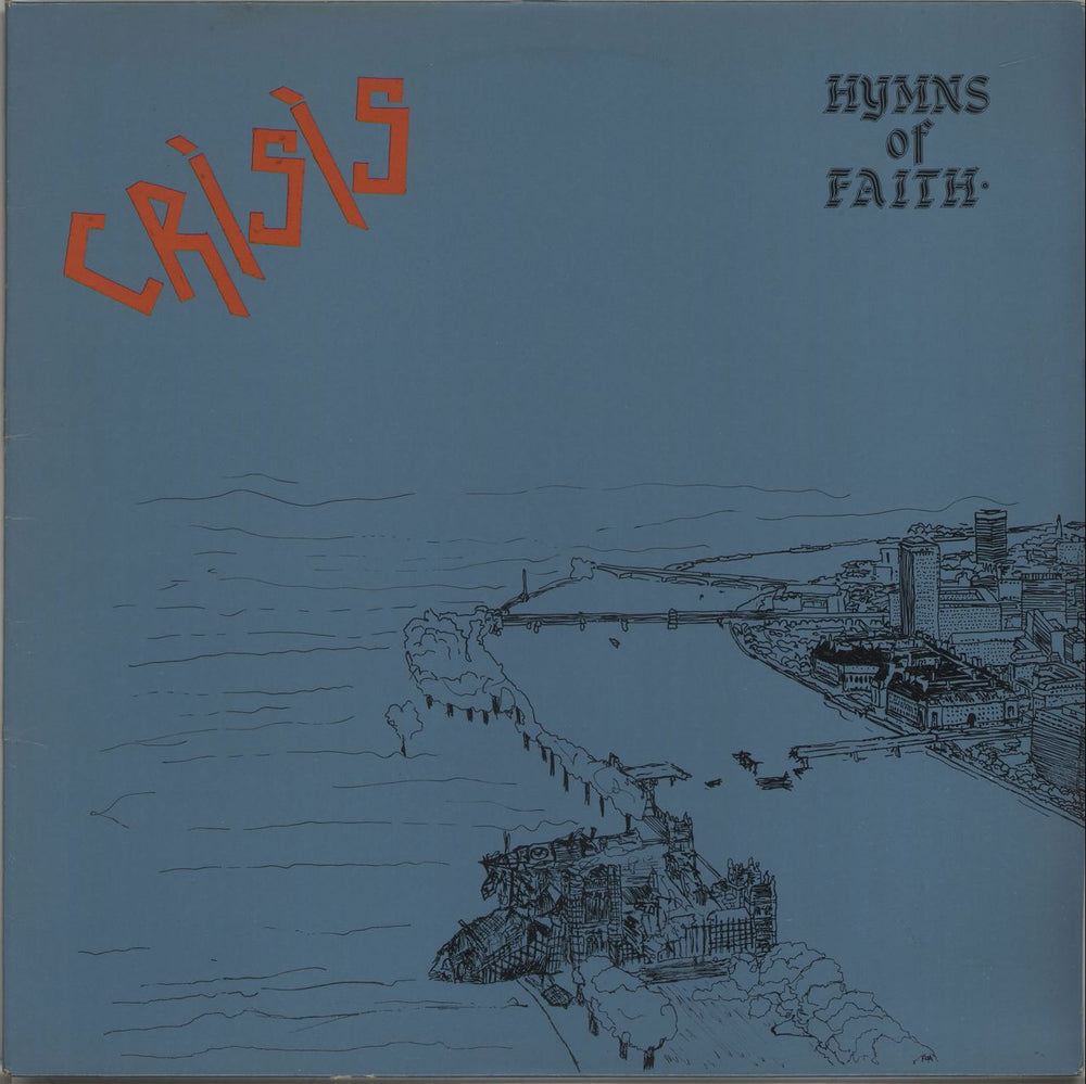 Crisis Hymns Of Faith UK vinyl LP album (LP record) CR1003