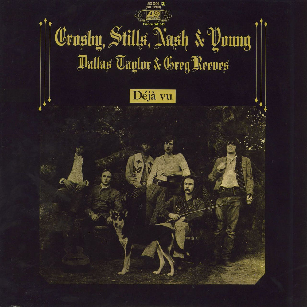 Crosby, Stills, Nash & Young Déjà Vu German vinyl LP album (LP record) ATL50001