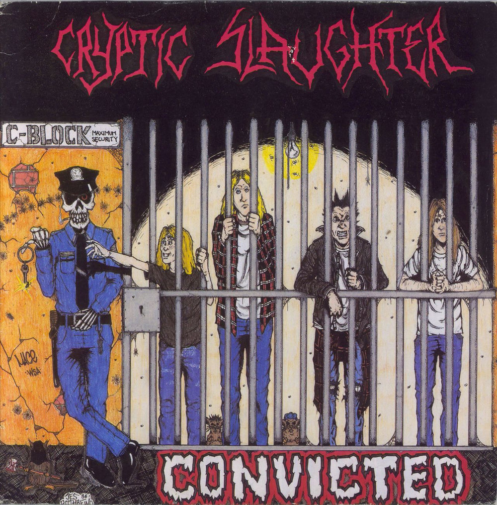 Cryptic Slaughter Convicted Dutch vinyl LP album (LP record) RR9680