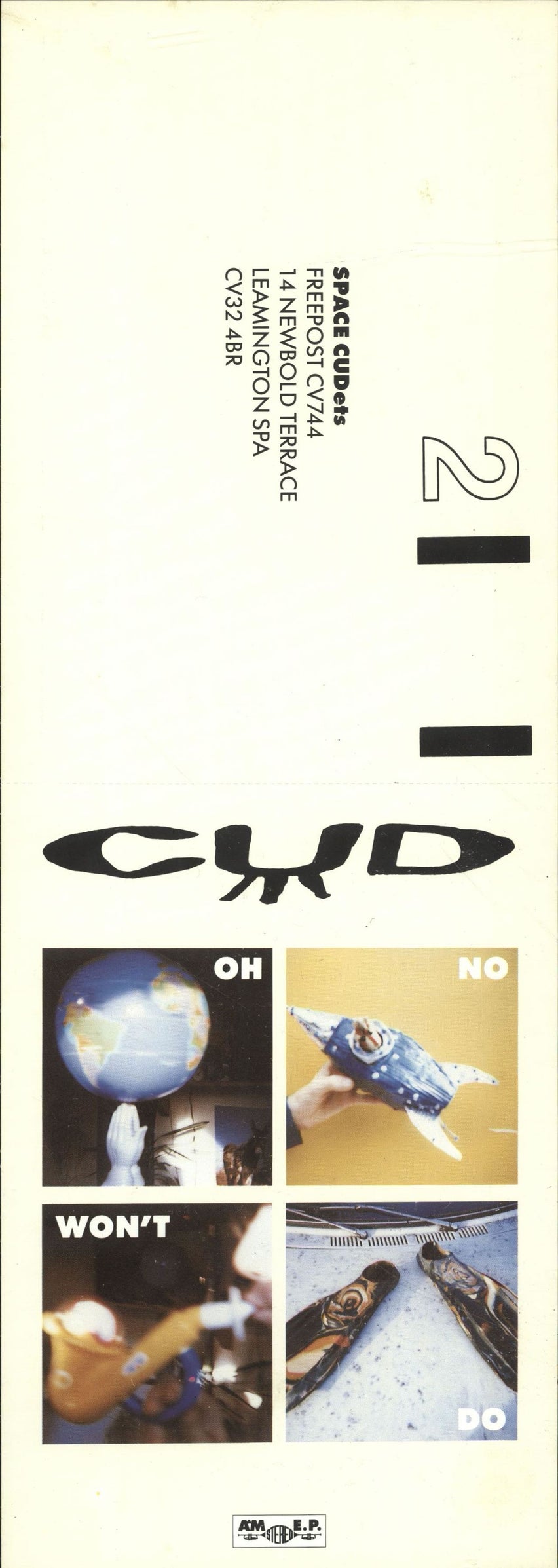 Cud Oh No Won't Do UK Promo 12" vinyl single (12 inch record / Maxi-single) CUD12OH699686