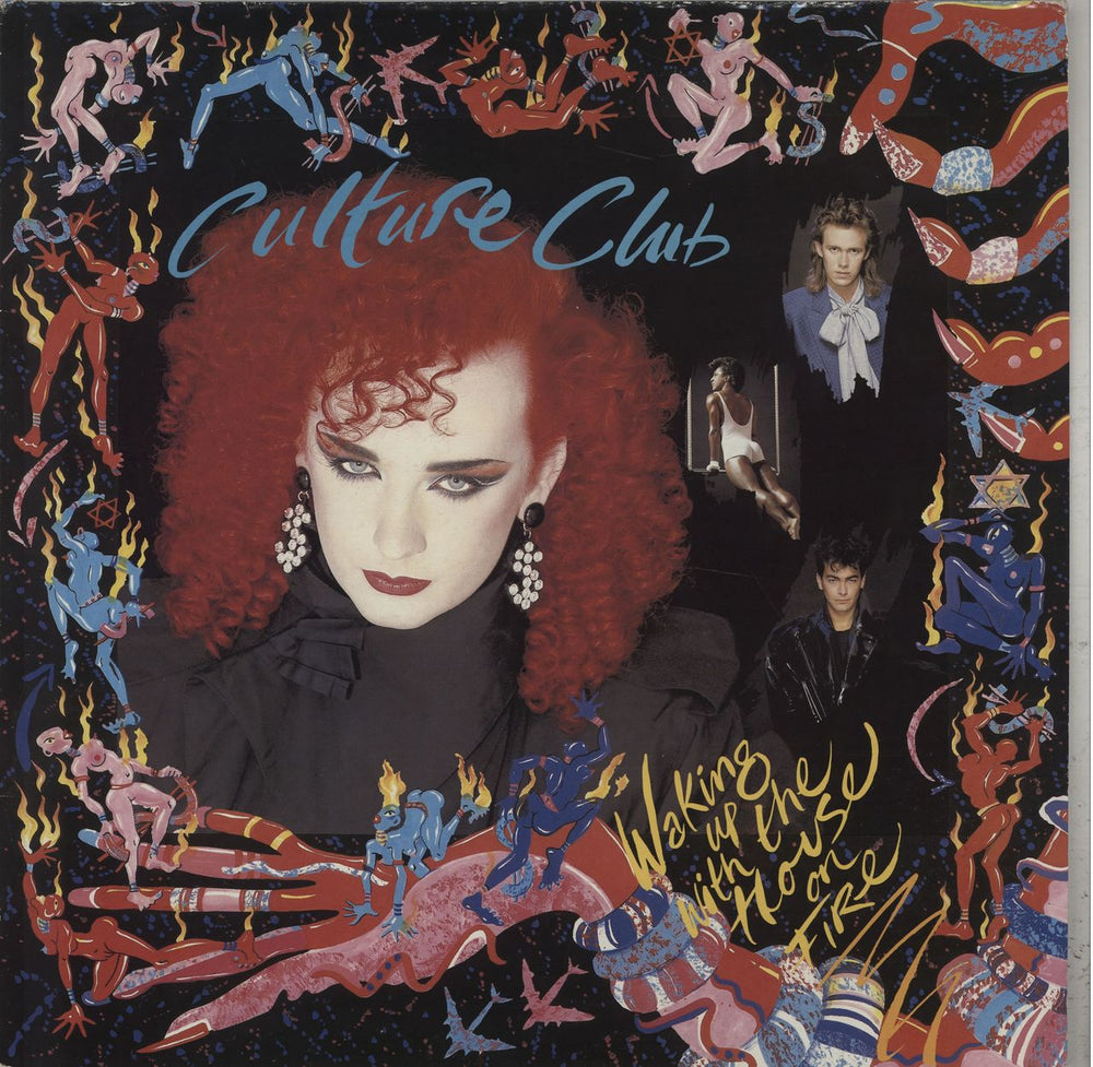 Culture Club Waking Up With The House On Fire Australian vinyl LP album (LP record) V2330