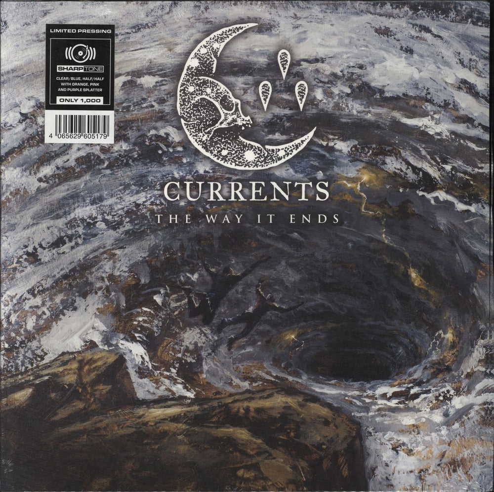 Currents The Way It Ends - Clear and Blue split with Splatter Vinyl - Sealed US vinyl LP album (LP record) 5326