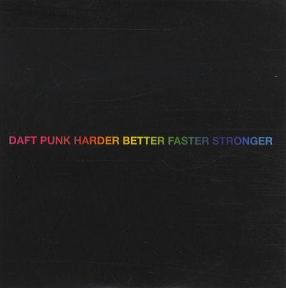 Daft Punk Harder Better Faster Stronger French Promo CD single (CD5 / 5") VISA6605