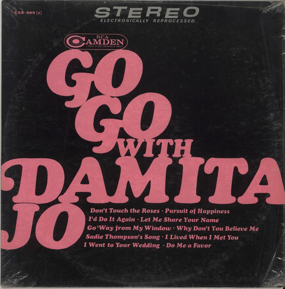 Damita Jo Go Go With Damita Jo US vinyl LP album (LP record) CAS900(E)