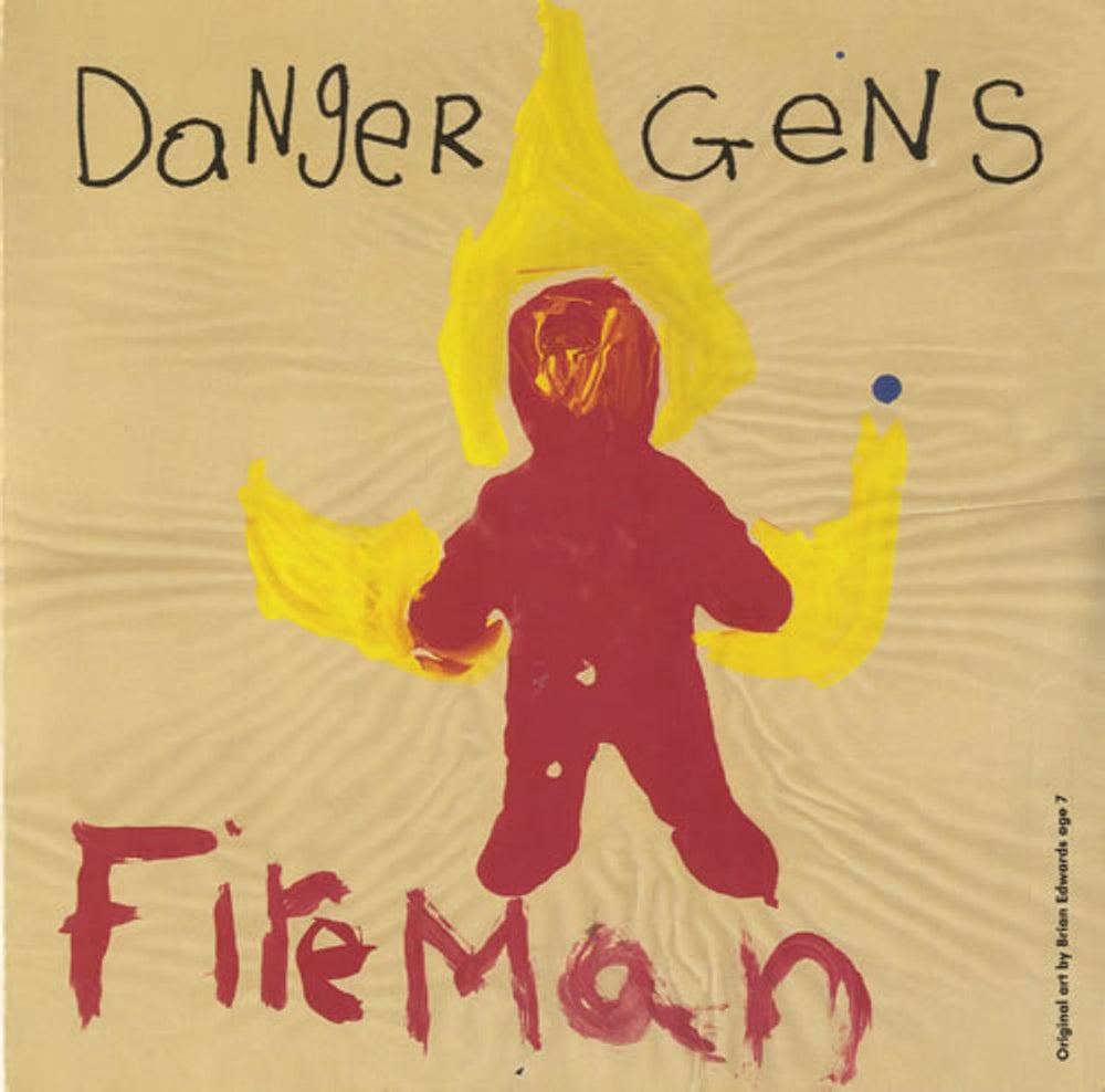 Danger Gens Fireman EP US 7" vinyl single (7 inch record / 45) CMR1037
