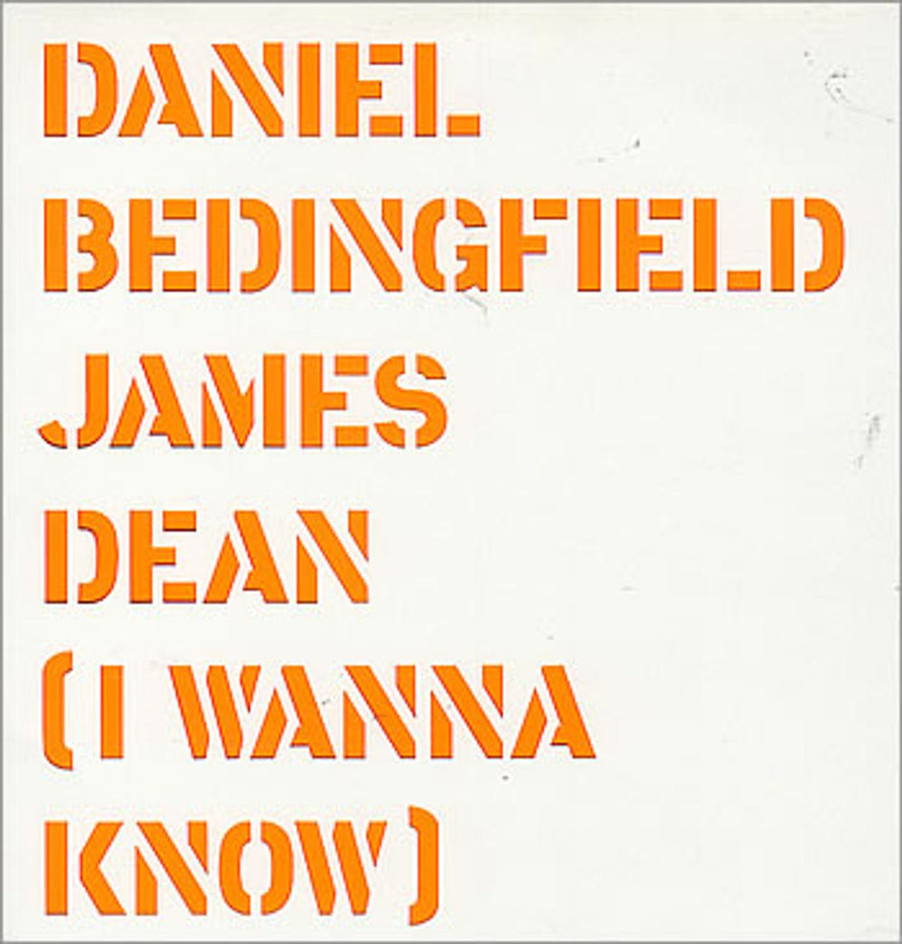 Daniel Bedingfield James Dean UK Promo 12" vinyl single (12 inch record / Maxi-single) DB1