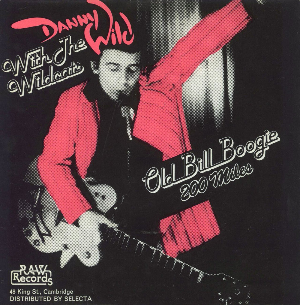 Danny Wild Old Bill Boogie UK 7" vinyl single (7 inch record / 45) RAW12