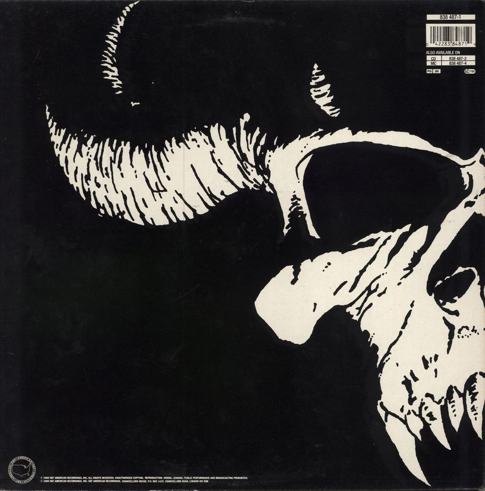 Danzig Danzig UK vinyl LP album (LP record) 042283848719